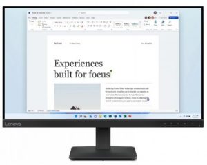 LENOVO L24-4E 23.8" WLED (1920X1080) IPS/250NITS/100HZ/4MS/99% SRGB/HDMI 1.4/VGA (3YEAR WARRANTY)